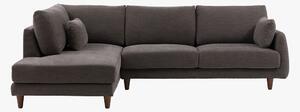 Snug Left Hand Chaise in Grey