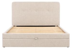 Snoozer King 2 Drawer Bedstead in Cream Velvet