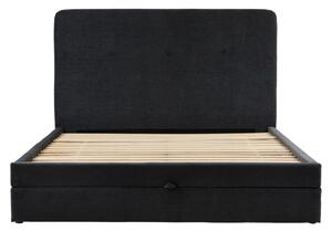Snoozer King 2 Drawer Bedstead in Black Velvet