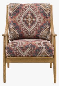 Aldona Armchair in Jacquard Print