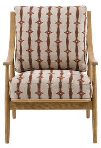 Aldona Armchair in Stripe Print