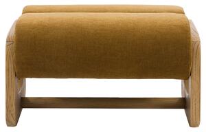 Polo Footstool in Ochre