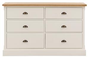 Harvest 6 Drawer Chest in White