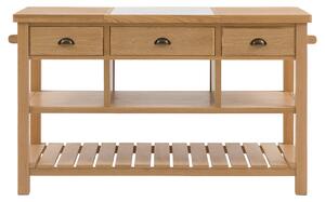 Harvest Kitchen Island in Natural