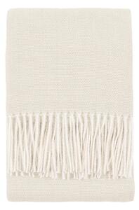 Lottie Herringbone Throw in Ecru