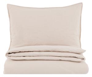 Remi Washed Cotton Quilt Cover Set in Taupe, Super King