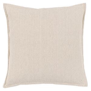 Mimi Woven Stripe Cushion in Cream