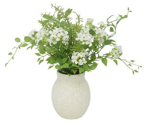 Faux Wildflower Floral Arrangement in Vase