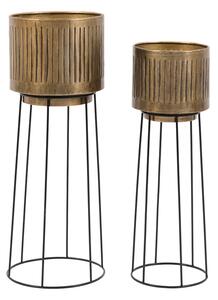 Luther Planters in Gold, Set of 2