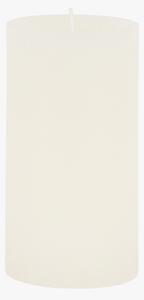 Country Pillar Candle in Rustic White, Small, Pack of 2