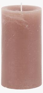 Country Pillar Candle in Rustic Taupe, Small, Pack of 2