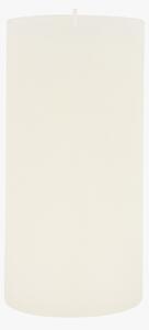 Country Pillar Candle in Rustic White, Medium, Pack of 2
