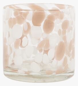 Rumi Confetti Candle Holder in Taupe, Small