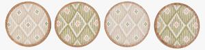 Savanna Wooden Coasters, Set of 4
