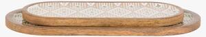 Savanna Wooden Serving Trays, Set of 2