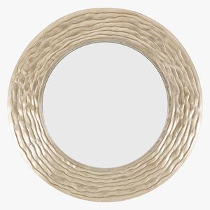 Monarch Round Mirror in Champagne