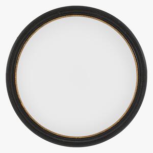 Roma Round Mirror in Black