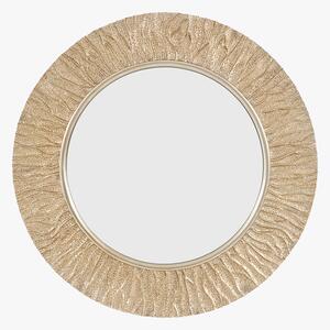 Eclat Round Mirror in Gold