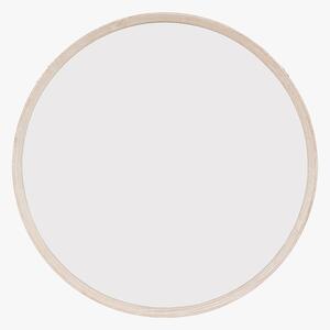 Visby Round Mirror in Limed Oak