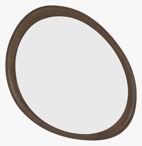 Ellipse Mirror in Walnut