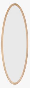 Laurel Ellipse Mirror in Oak