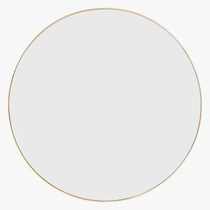 Ciara Round Mirror in Brass, Large