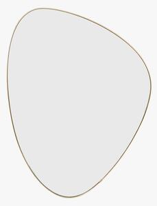 Ciara Pebble Mirror in Brass
