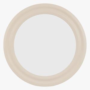 Orelia Round Mirror in Mushroom, Medium