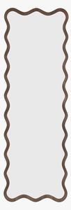 Ripple Leaner Mirror in Walnut