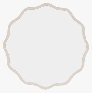 Ona Round Mirror in Smoke, Large