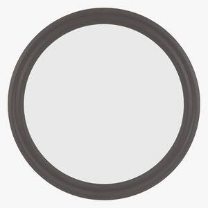 Orelia Round Mirror in Charcoal, Large