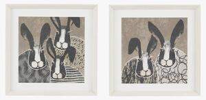 The Animal Collection 2 Wall Art, Set of 2
