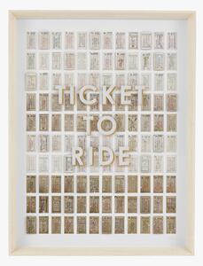 Retro Ticket to Ride Wall Art