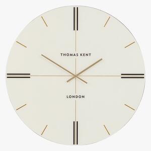 Tempo Circle Clock in White