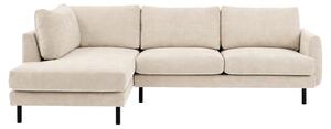Dwell Left Hand Chaise in Cream