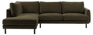 Dwell Left Hand Chaise in Olive