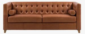 Lockwood 3 Seater Sofa in Tan Leather