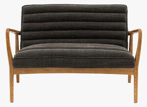 Scott Two-Seater Boucle Sofa in Charcoal