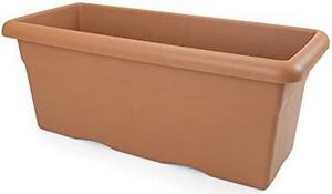 Plant pot Plastiken Terracotta Plastic Rectangular 100 x 44 x 40 cm