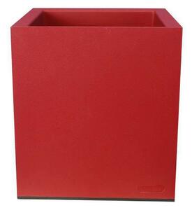 Plant pot Riviera Red Plastic Squared 40 x 40 cm