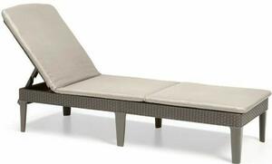 Sun-lounger Algon Allibert Brown 187 x 58 x 29 cm