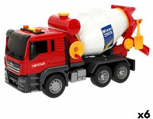 Concrete Mixer Lorry Speed & Go 26 x 14 x 9 cm (6 Units)