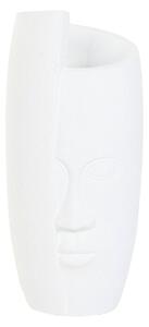Planter Home ESPRIT White Magnesium Modern Face 42 x 42 x 110 cm