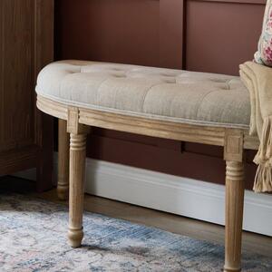 Voyage Maison Annette Linen Footstool
