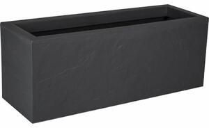 Plant pot EDA Black Anthracite 79,5 x 29,5 x 29,5 cm