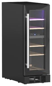 HOMCOM 16 Bottle Dual Zone 5-18℃ Wine Fridge - Black