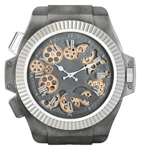 Wall Clock Home ESPRIT Black Silver Iron