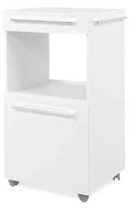Finori Rolling Storage Cabinet Palma 35A White