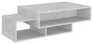 Coffee Table Concrete Grey 105x55x32 cm Engineered Wood