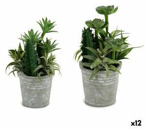 Decorative Plant Ibergarden XD18-1182A-B Plastic Cement 15 x 24 x 15 cm (12 Units)